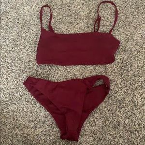 Burgundy Bikini